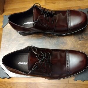 Johnston & Murphy, Burgundy Atchison Cap Toe
